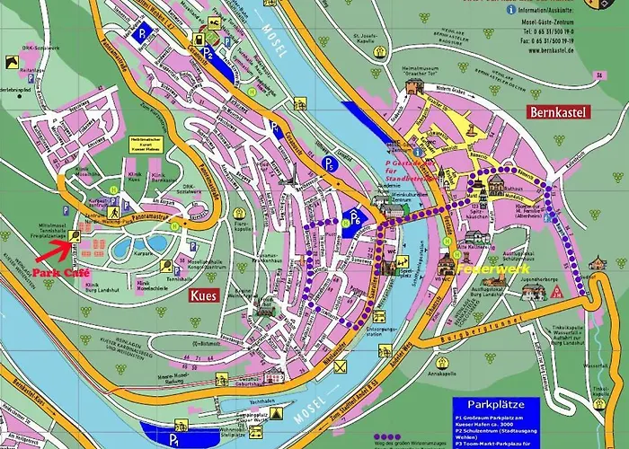 아파트 Park Cafe Am Kurpark 베른카슈텔쿠에스